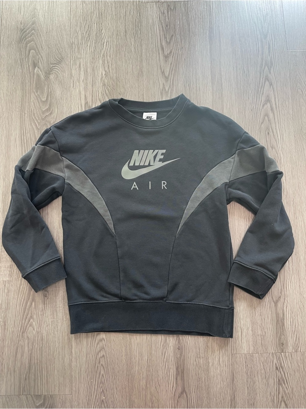 Kids Nike Air Black Crewneck Sweatshirt